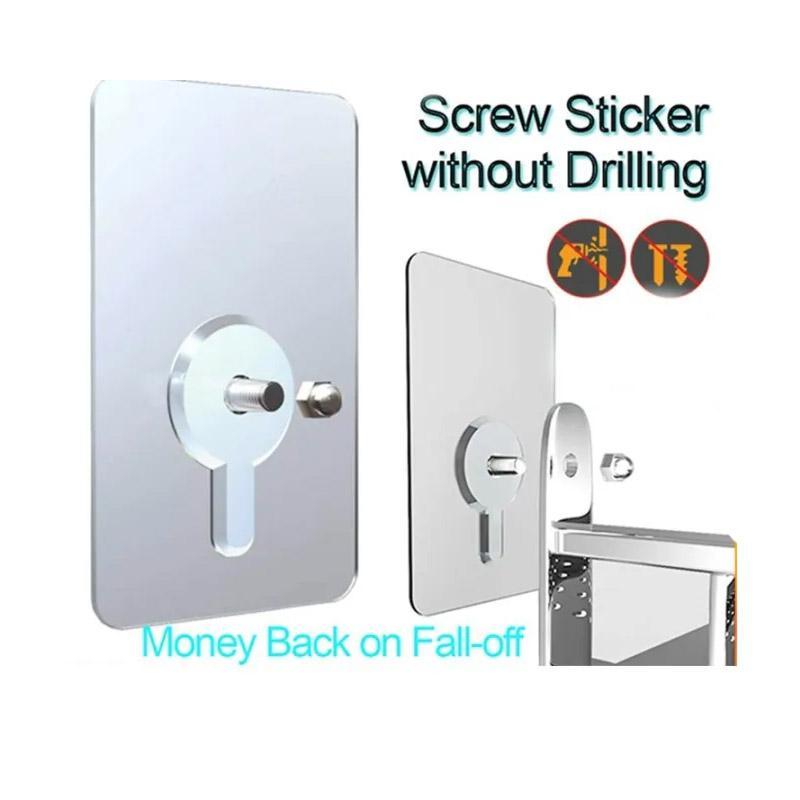 Transparent Wall Hooks 10Pcs No Drill Self Adhesive